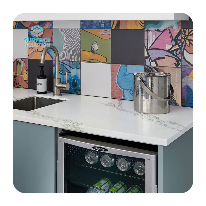 Արհեստական մարմարե countertops