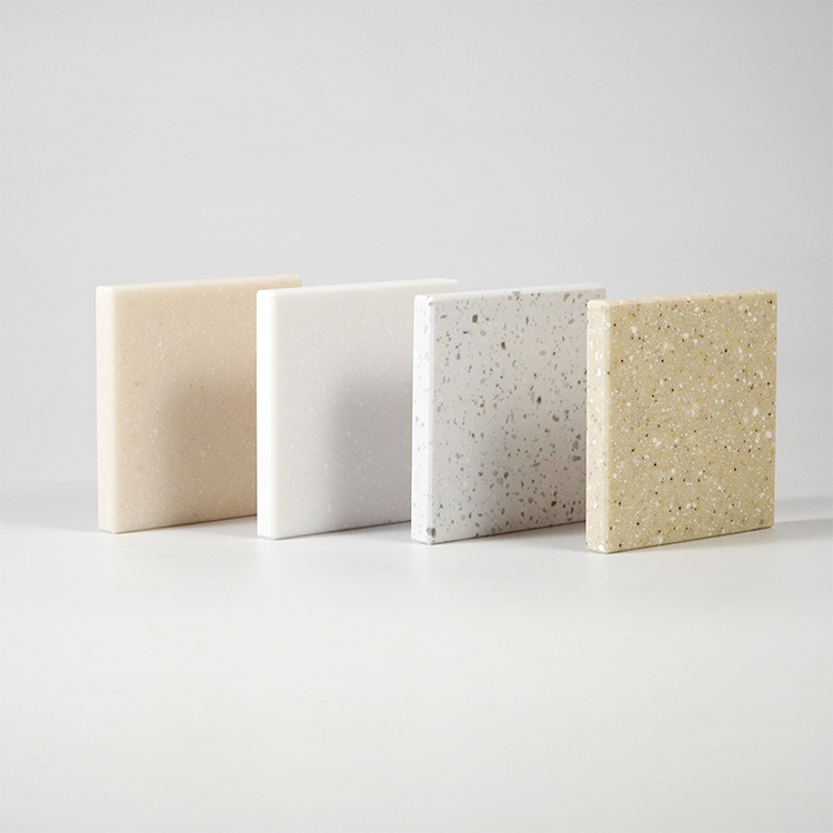 Sanded Sienna Kitchen Countertop Slab Acrylic Solid Surface Sheet Artificial Stone Solid Surface