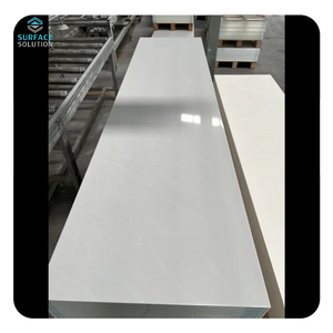 Panel Wholesale Big Slab Pure Acrylic 12mm thick Solid Surface Sheets Acrylic Countertop Slabs