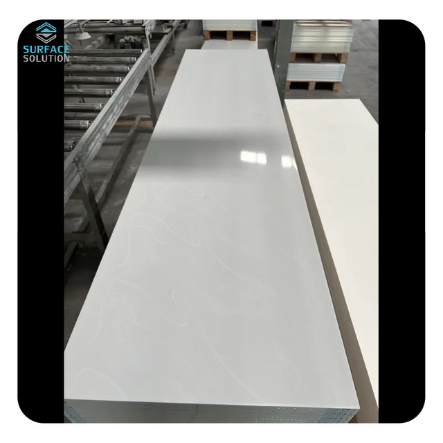 Panel Wholesale Big Slab Pure Acrylic 12mm thick Solid Surface Sheets Acrylic Countertop Slabs