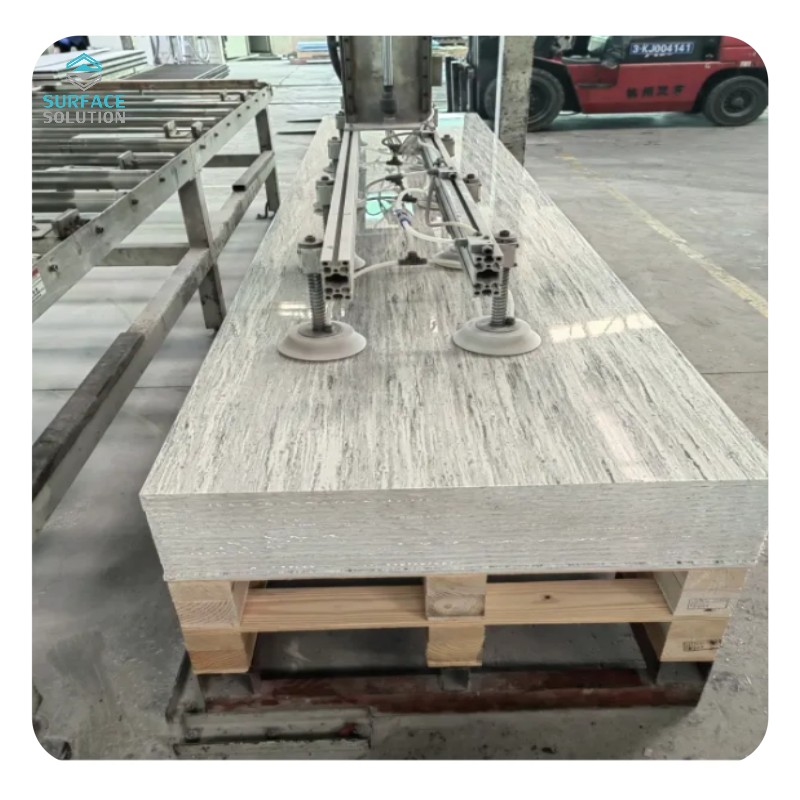 Solid Surface 6mm 12mm 30mm Solid Surface Slab Sheet Customize Modified Acrylic Solid Surface