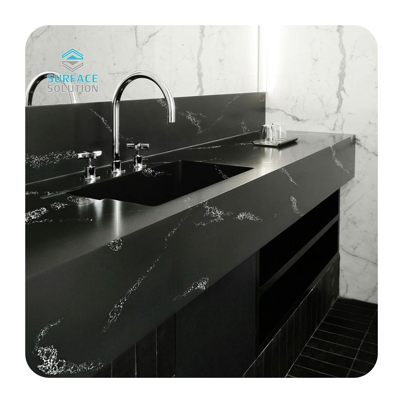 solid surface integrated sink