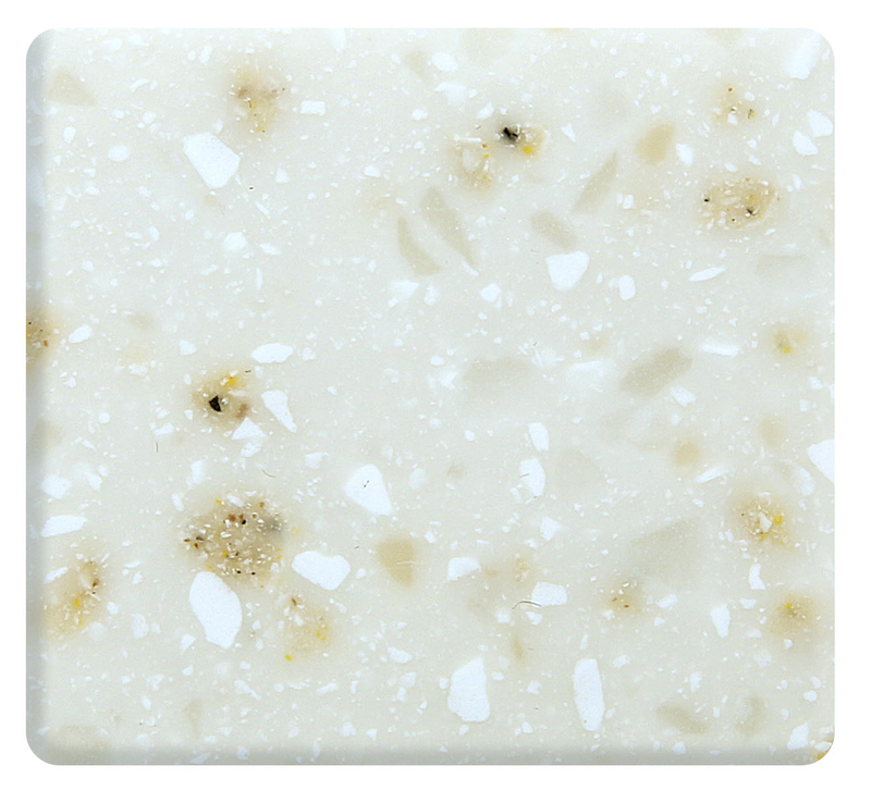 High Quality Pure White Modified Acrylic Solid Surface Bathroom Square Sink