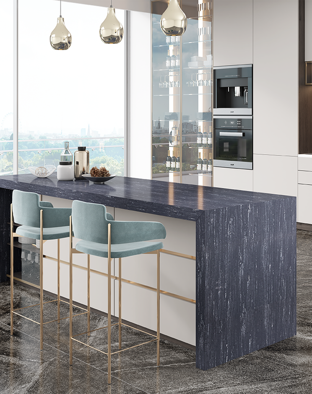 Kitchen Countertops 6-30mm Thickness Acrylic Solid Surface Marble Sheet For Counter Top