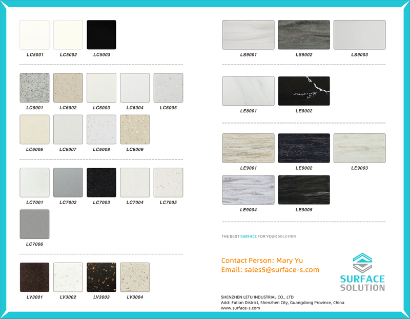 Artificial marble stone modified acrylic solid surface sheet