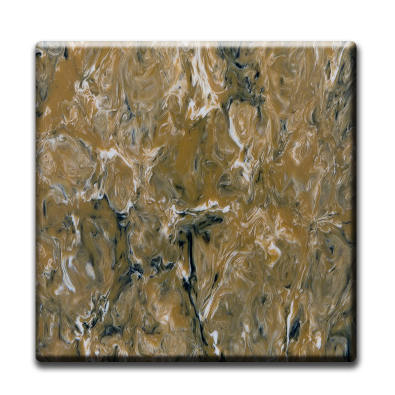 Corians solid surface acrylic marble slab for kitchen worktop