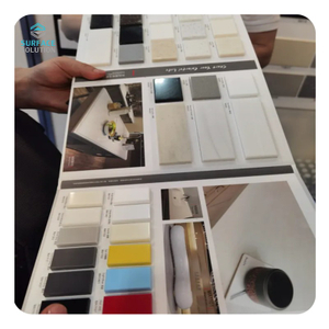 Solid Surface 6mm 12mm 30mm Solid Surface Slab Sheet Customize Modified Acrylic Solid Surface