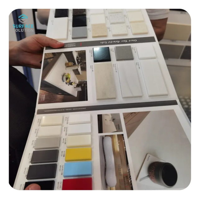 Solid Surface 6mm 12mm 30mm Solid Surface Slab Sheet Customize Modified Acrylic Solid Surface