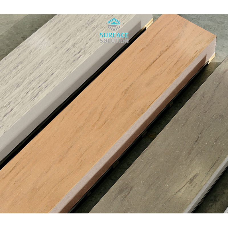Hot selling United States Thermoforming Artificial Marble Pattern 12mm Pmma 100% Pure Acrylic Solid Surface Sheet for Reception Desk