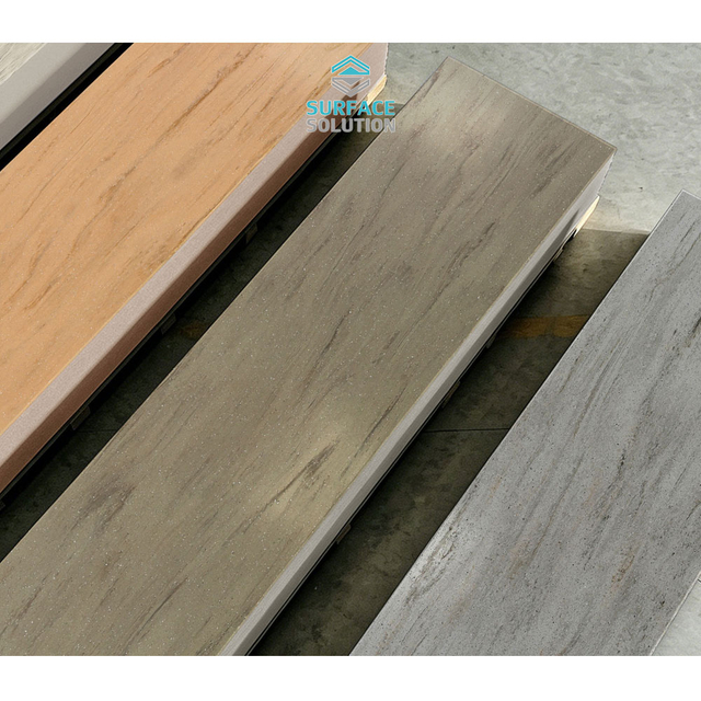 Hot selling United States Thermoforming Artificial Marble Pattern 12mm Pmma 100% Pure Acrylic Solid Surface Sheet for Reception Desk